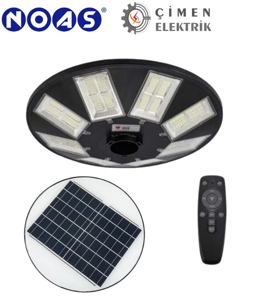 NOAS YL73 0800 S 800W Solar Sokak Armatürü 6400K Beyaz Işık