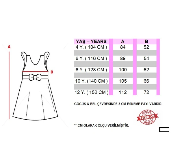 Sapes Model Sırt Gipeli Tüllü Kız Çocuk Askılı Saten Abiye MNK0618 - 14