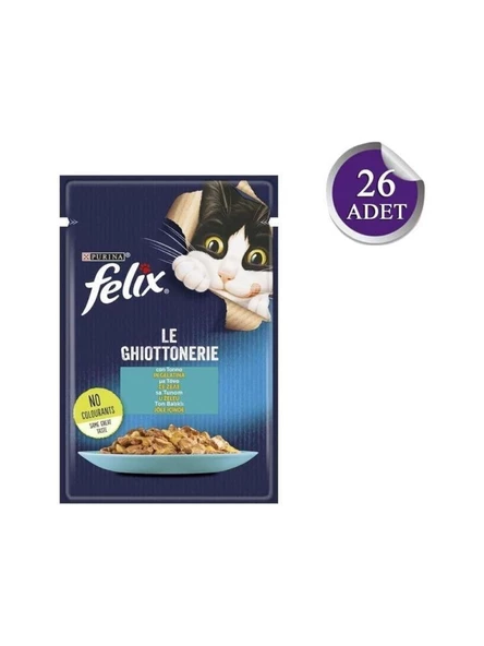 Felix Ton Balıklı Yetişkin Kedi Konservesi 85 Gr*26 Adet