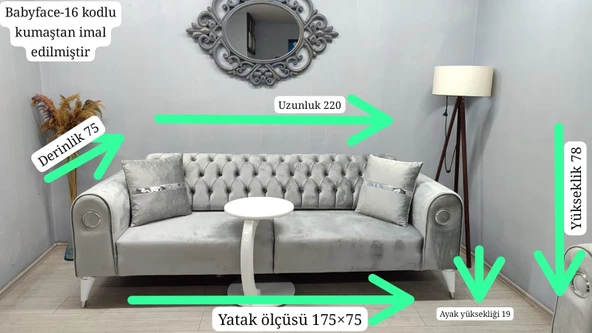 Mimoza Chester Koltuk Takımı - 5