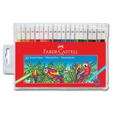 Faber Castell Keçeli Kalem 20 li Poşet - 1