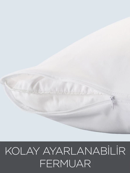 Skyline Pamuklu Yastık Iç Kılıfı 8 Adet 50x70cm Yastık Astarı 8'li Set - 4