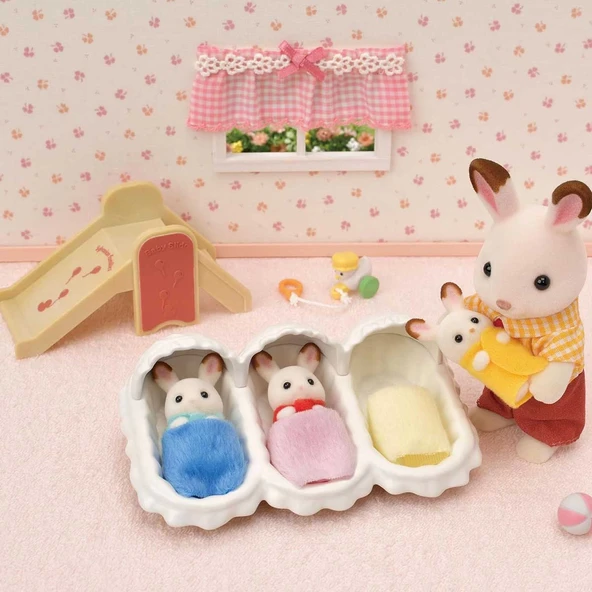 Sylvanian Families Üçüzler Bakım Seti Renkli 5532 - 4
