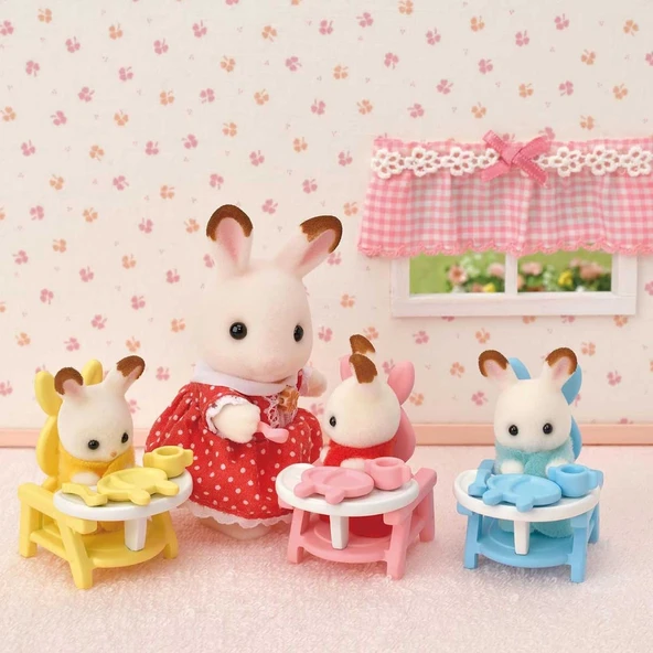 Sylvanian Families Üçüzler Bakım Seti Renkli 5532 - 5