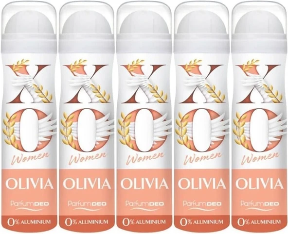XO Deodorant 150ML Women-Kadın Olıvıa (5 Li Set)