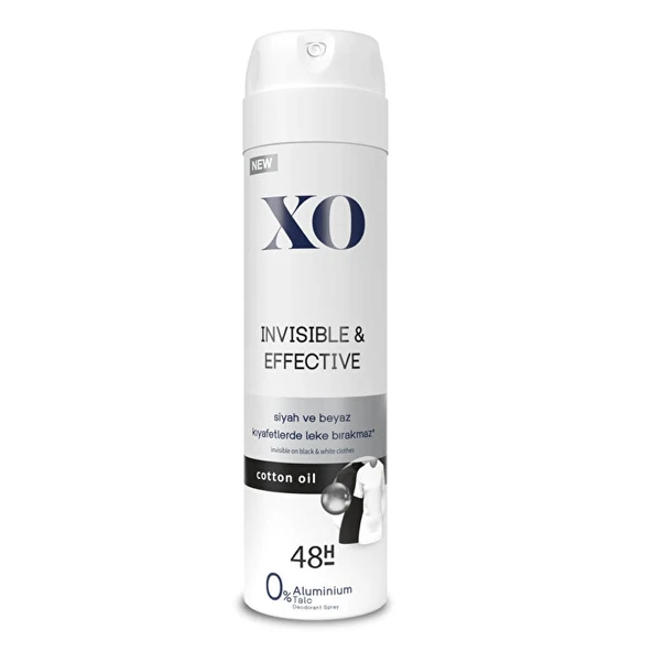 XO Deodorant 150ML Women-Kadın Natural-Invisible-Dry-Sensitive-Soft & Effective (Karma 5 Li Set) - 3
