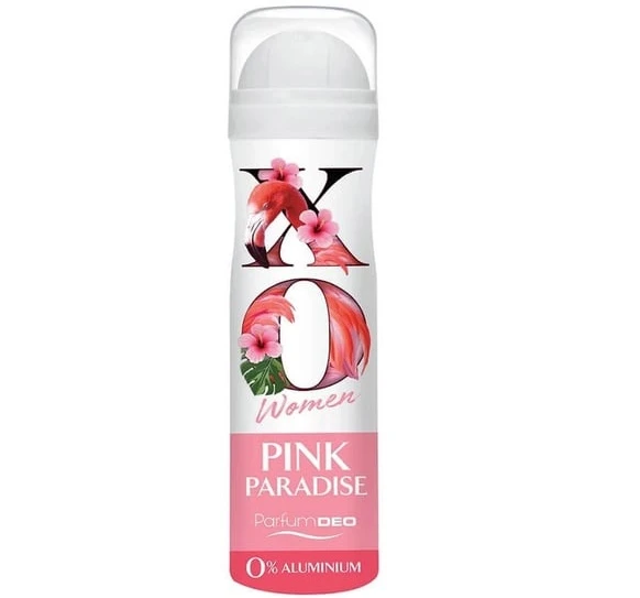 XO Deodorant 150ML Women-Kadın Pink Paradise (6 Lı Set) - Resim 2