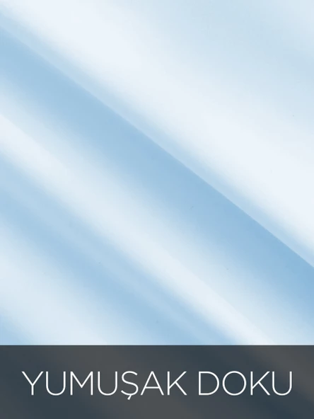 Skyline 2 Adet Pamuklu Mavi Yastık Kılıfı 50x70cm  Fermuarlı Yastık Kılıfı - 3