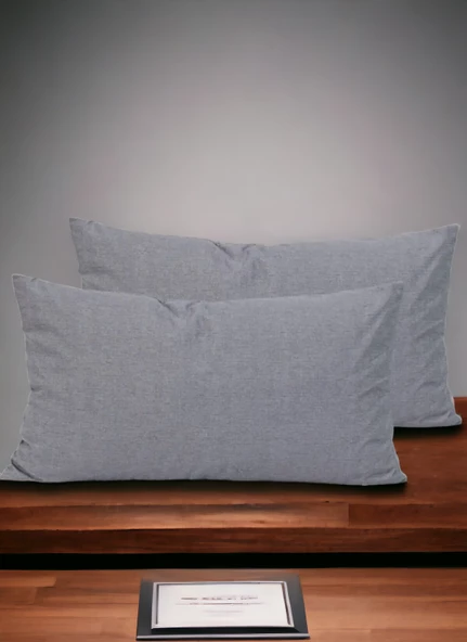 Skyline 8 Adet Pamuklu Yastık Kılıfı 50x70cm  4 Farklı Renk 8'li Set Fermuarlı - 4