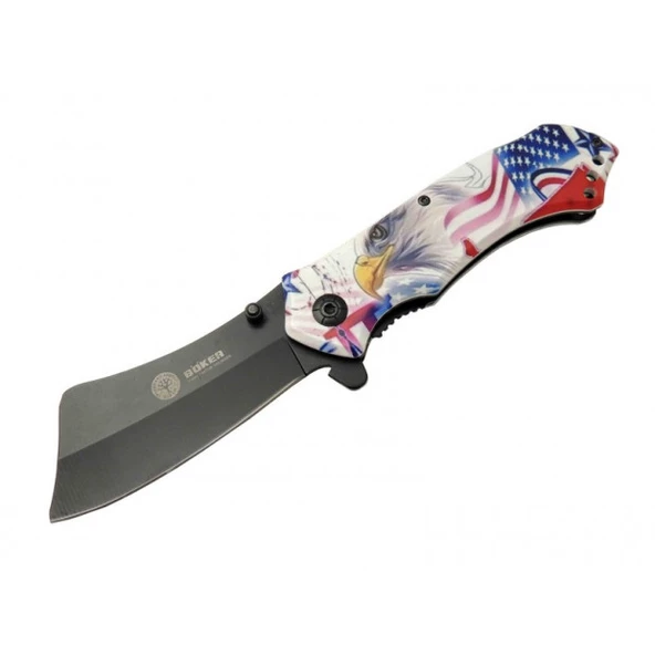 Böker 1-16 Tanto Çakı USA 20 cm Manuel, Kemerlikli