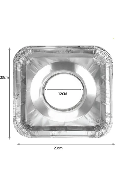 Tekrar Kullanılır 10'lu Ocak Üstü Koruyucu Leke Önleyici Isıya Dayanıklı Ocak, Izgara Koruyucu Folyo - 4
