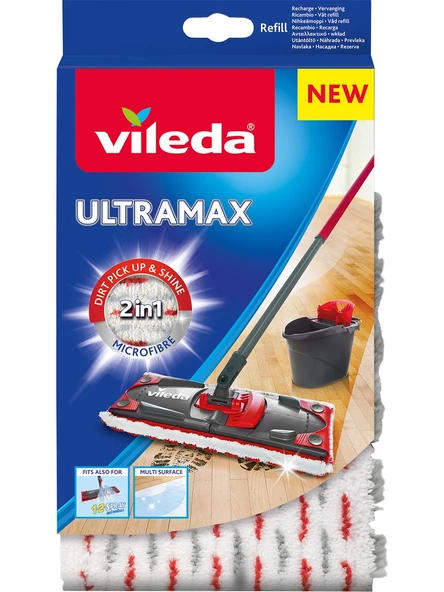 Vileda Ultramax Dikdörtgen Mikrofiber Yedek Paspas x 2 Adet - 2