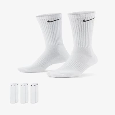 Nike Everyday Cushioned SX7664-100 Crew Antrenman Çorapları (3 Çift)