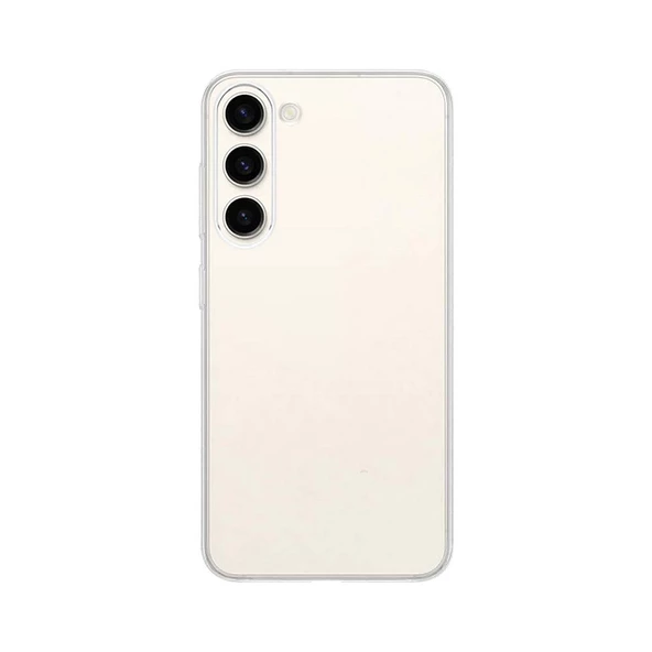 Samsung Galaxy S23 Plus Kılıf Ultra İnce Sert Kamera Çıkıntılı Şeffaf Vonn Kapak - Resim 3