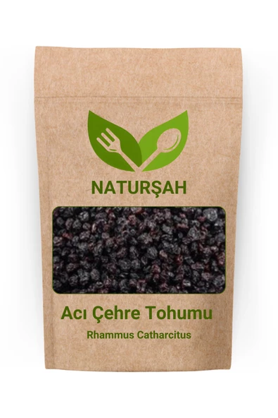 Naturşah Siyah Acı Çehre Tohumu (Rhammus Catharcitus) 250 Gr