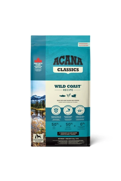 ACANA Classics Wild Coast Köpek Maması Tüm Irk ve Yaşam Evreleri İçin 14,5 Kg