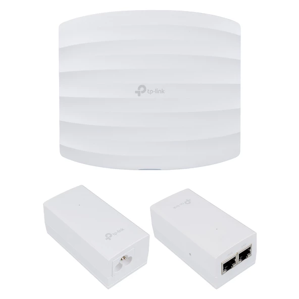 TP-LINK OMADA EAP225 AC1350 DUAL BAND WIFI 1XGBIT RJ45 450MBPS/2.4GHZ/867MBPS/5GHZ ACCESS POINT (POE ADAPTÖRÜ DAHİL)