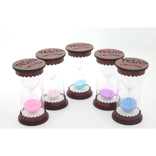 Ahşap Kumsaati Dekoratif Hediyelik - Resim 2