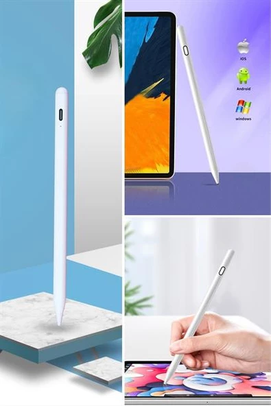 Tasarım Kalemi Evrensel Tablet ve Dokunmatik Telefonlarla Uyumlu Hassas Çizim Kalemi - 11