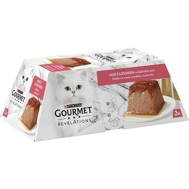 Gourmet Revelations Somon Balıklı Kedi Konservesi 2x57gr 12 Adet