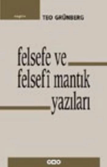 Felsefe ve Felsefi Mantık Yazıları