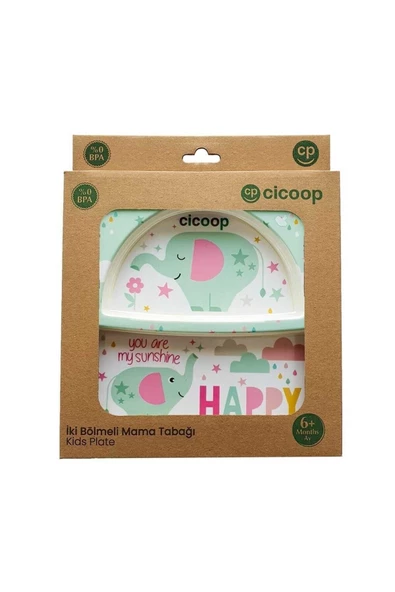 Cicoop Fil Bölmeli Mama Tabağı - 2