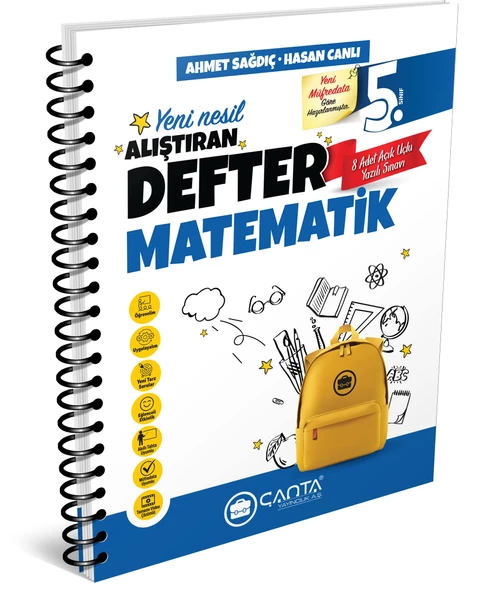 Çanta 2025 5. Sınıf Matematik Alıştıran Defter