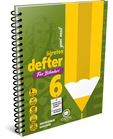 Çanta 2025 6. Sınıf Fen Bilimleri Öğreten Defter