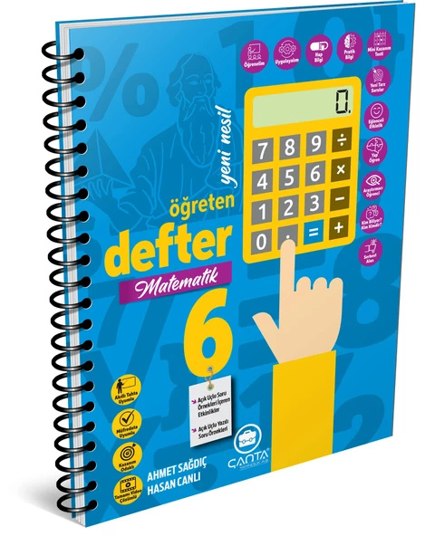 Çanta 2025 6. Sınıf Matematik Öğreten Defter