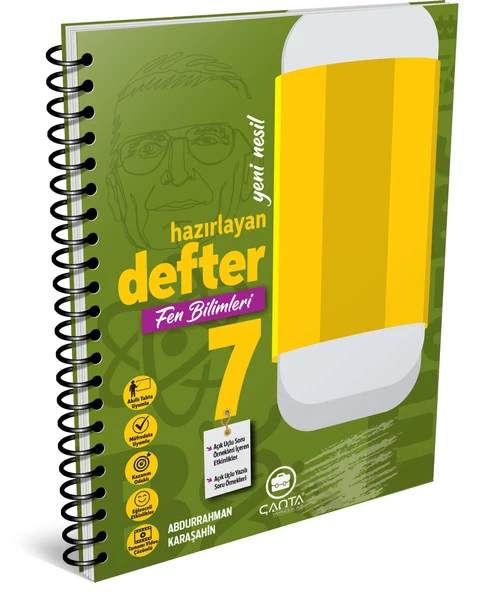 Çanta 2025 7. Sınıf Fen Bilimleri Hazırlayan Defter