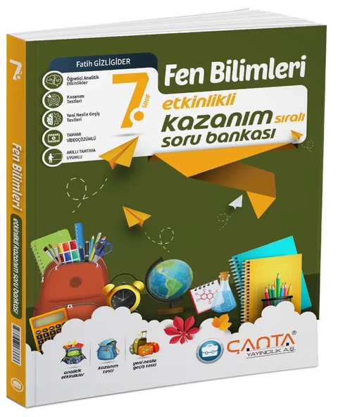 Çanta 2025 7. Sınıf Fen Bilimleri Etkinlikli Kazanım Soru Bankası