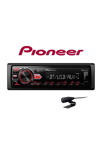 Deaf bonce Pioneer bluetoothlu mp3 oto teyp usb-sd-aux mvh-29bt 4x50wat mikrofonlu