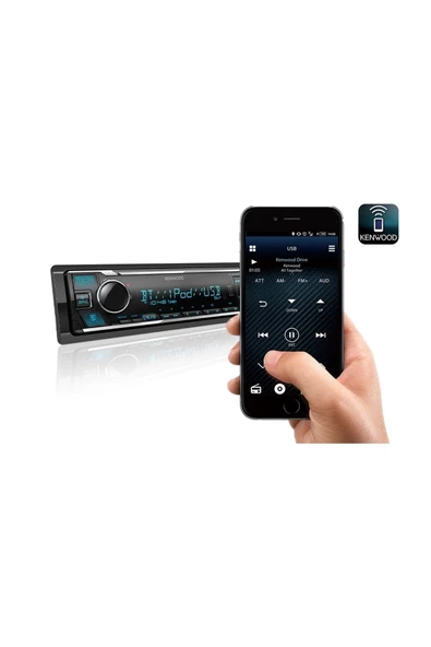 Kenwood Kmm-bt408 3amfi Çıkışlı Profesyonel Oto Teyp Bluetooth Usb Telefondan Kontrol Özellikli Yeni Seri - 4