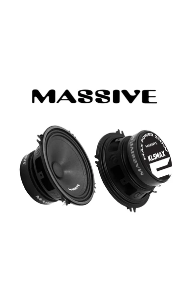 Massive Ms-kl5max 13 Cm Çifti 500wat-240w Rms Oto Midrange Hoparlör Deprem Serisi Aksar