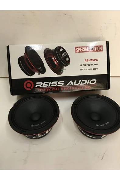Reis S Audıo Rs-m5px 13 Cm Midrange Hoparlör 250 Watt Maximum Power Çift Fiyatıdır - 2