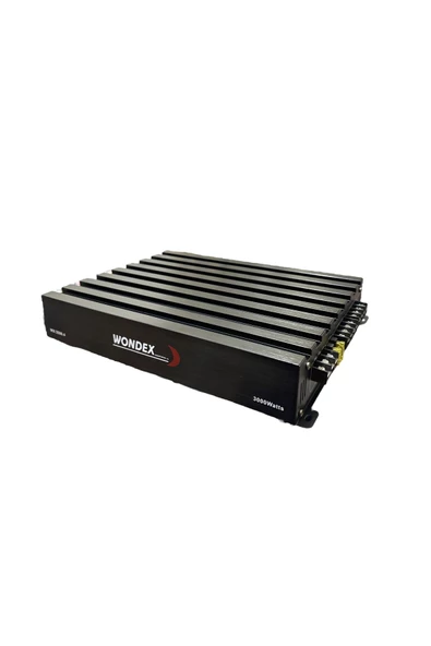 wondex Wx-3500.4 3000 Wat 4 Kanal Profesyonel Oto Amfi 4x70w Rms 2ohm