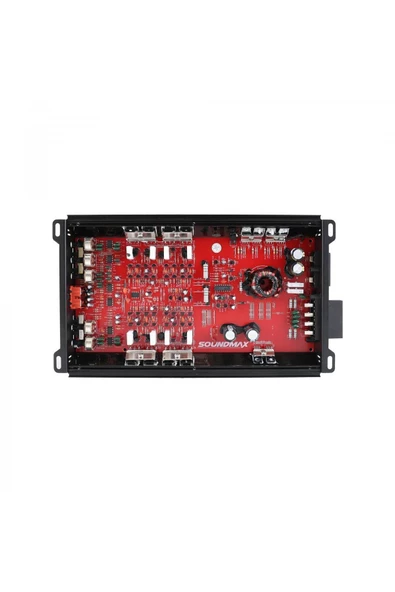 Soundmax Sx-kl2838.4 4 Kanal 4000wat Profesyonel Oto Amfi 4ohm 4x60w Rms- Anfi - 4