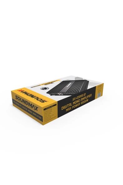 Soundmax Sx-4000.1d Mono Amfi Bas Amfisi 1ohm 4000rms- 2 Ohm 3000rms-4ohm 2000rms-bas Kontrollü - 2