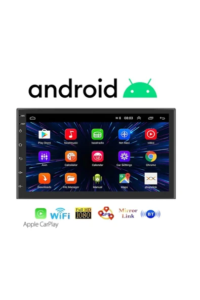 Navigold Kl-958 4gb Ram 64gb Hafıza Android Multimedya Car Playli Double Teyp 7inç Youtube Navigasyon Kamera - 8