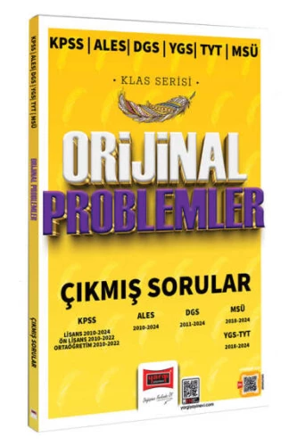 YARGI 2025 KPSS ALES DGS YGS TYT MSÜ ORİJİNAL PROBLEMLER ÇIKMIŞ SORULAR KLAS SERİSİ