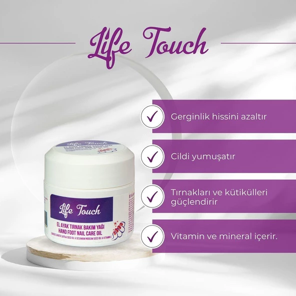 Life touch El Ve Ayak Tırnak Bakım Yağı 50ml