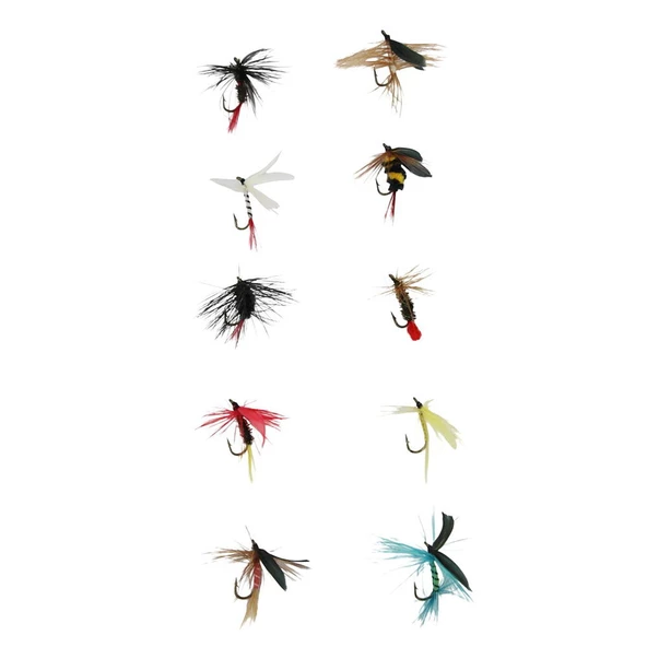 Fladen Fly Set Sorterade Flugor i ask - 2