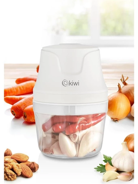 Kiwi KC-8203 3 Bıçaklı 350 ML Şarjlı Gıda Doğrayıcı Blender - 2