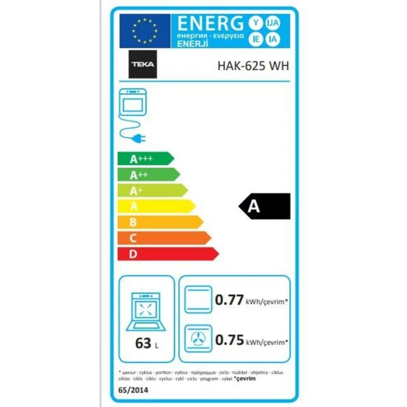 Teka Ankastre Set Beyaz ( Hak 625 Wh - ATV 60 Wh- GBC 64002 KBC Wh) - 5