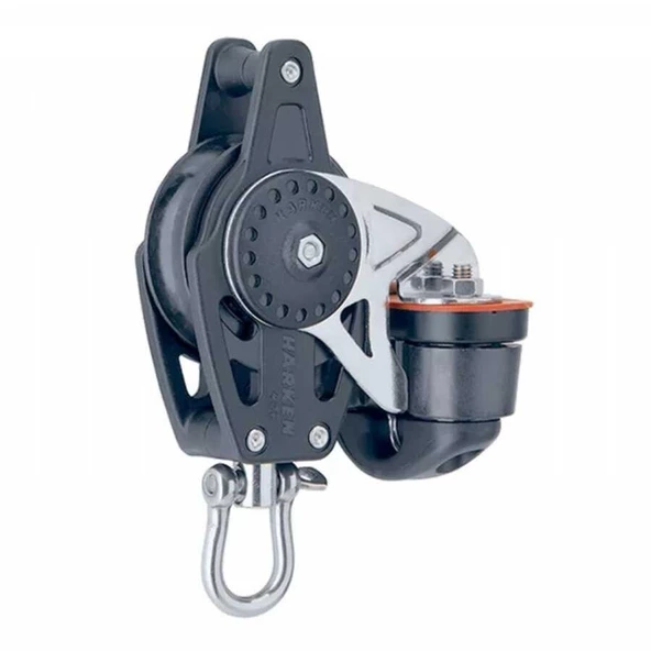 Harken 40mm Cem Kilitli, Fırdöndülü, Kuyruklu, Tekli Makara