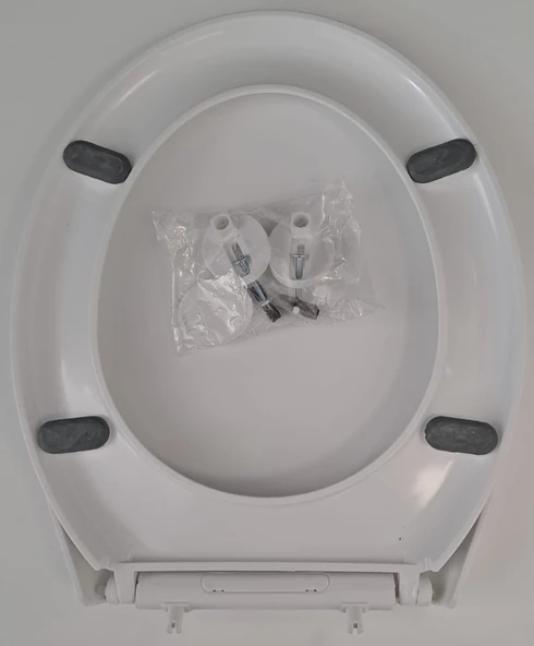 ELİTRA PLUS YAVAŞ KAPANAN KLOZET KAPAĞI ÜSTTEN SIKMALI - Resim 3