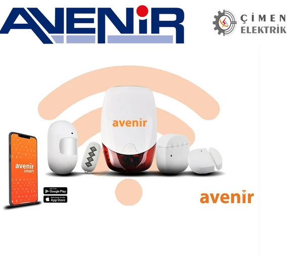 AVENIR AV 02WF Akıllı Alarm Seti Wifi Kablosuz