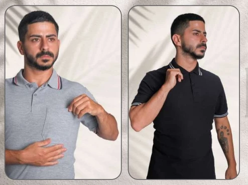 POLO YAKA PENYE LACOSTE ÇİZGİLİ - 6
