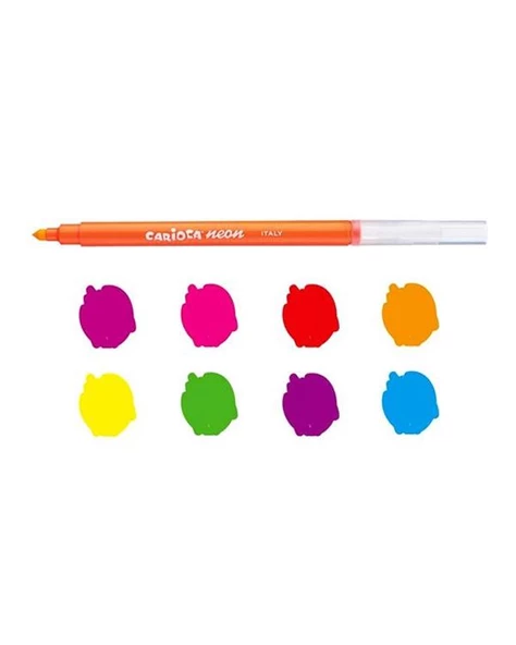 Carioca Neon Yıkanabilir Keçeli Boya Kalemi 8 Renk - 2