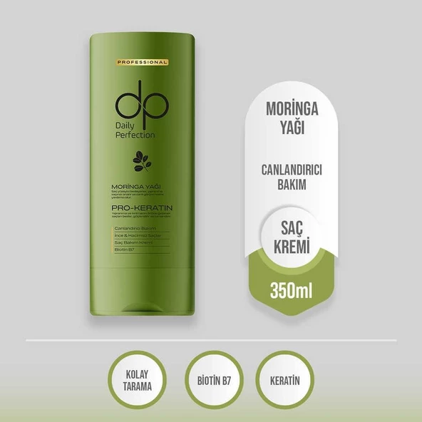 Dp Saç Kremi Moringa Yağı Özlü Canlandırıcı 350 Ml